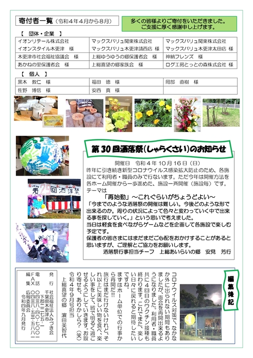 ��t�҈ꗗ�A��30�񟭗���(����炭����)�̂��m�点�A�ҏW��L